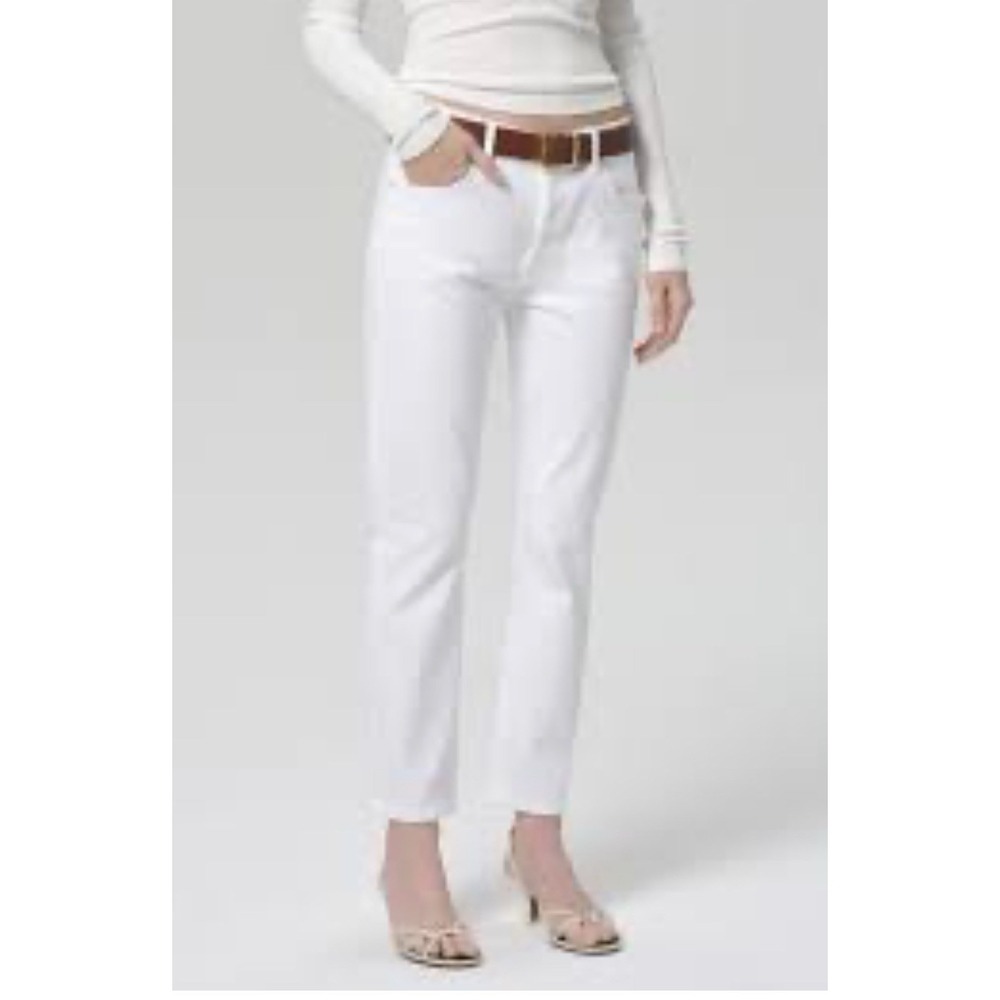 Citizens of Humanity Jeans Women's 29 Racer Skinny Denim White Preppy New COH
